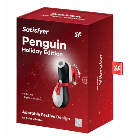 Penguin Holiday Edition- Wibrator Powietrzny Pingwinek Edycja Świąteczna